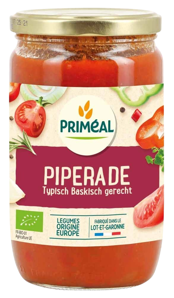 Primeal Groentemix piperade bio 650.00 Gram