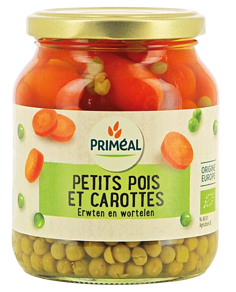 Primeal Doperwten extra fijn bio 330.00 Gram