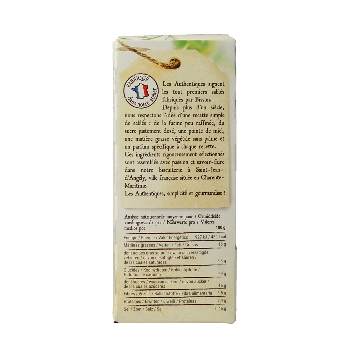 Bisson Zandkoekjes boekweit authentiek bio 175.00 Gram