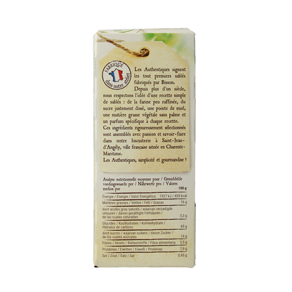 Bisson Zandkoekjes boekweit authentiek bio 175.00 Gram