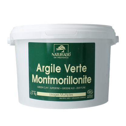 Naturado  Groene klei montmorillon emmer 2500.00 Gram