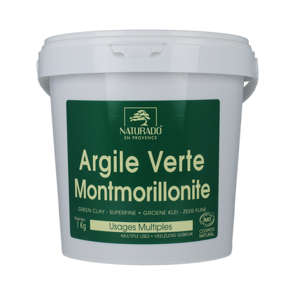Naturado  Groene klei montmorillon emmer 1.00 Kilogram