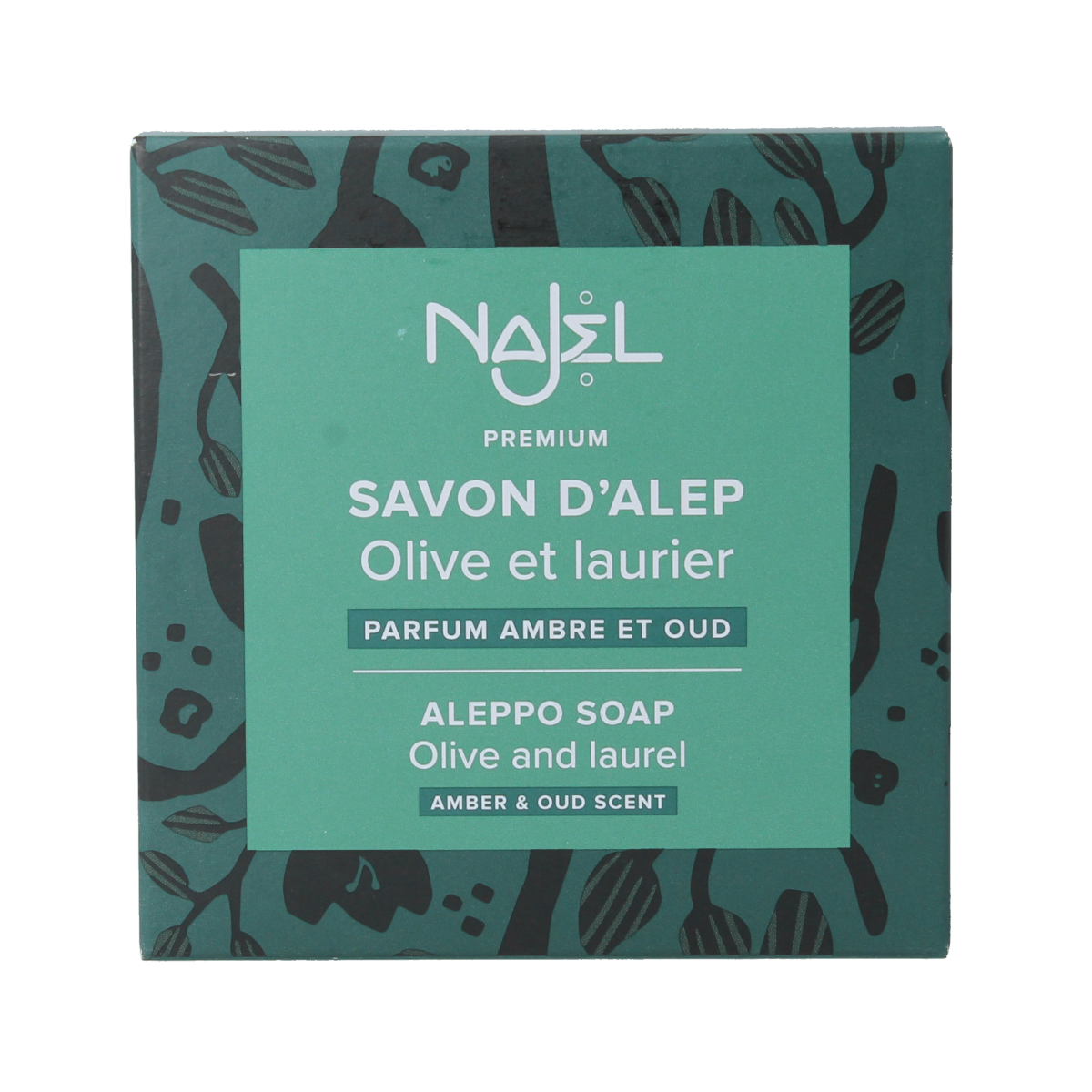 Najel Aleppo Aleppo zeep amber oud aroma aan koord 150.00 Gram
