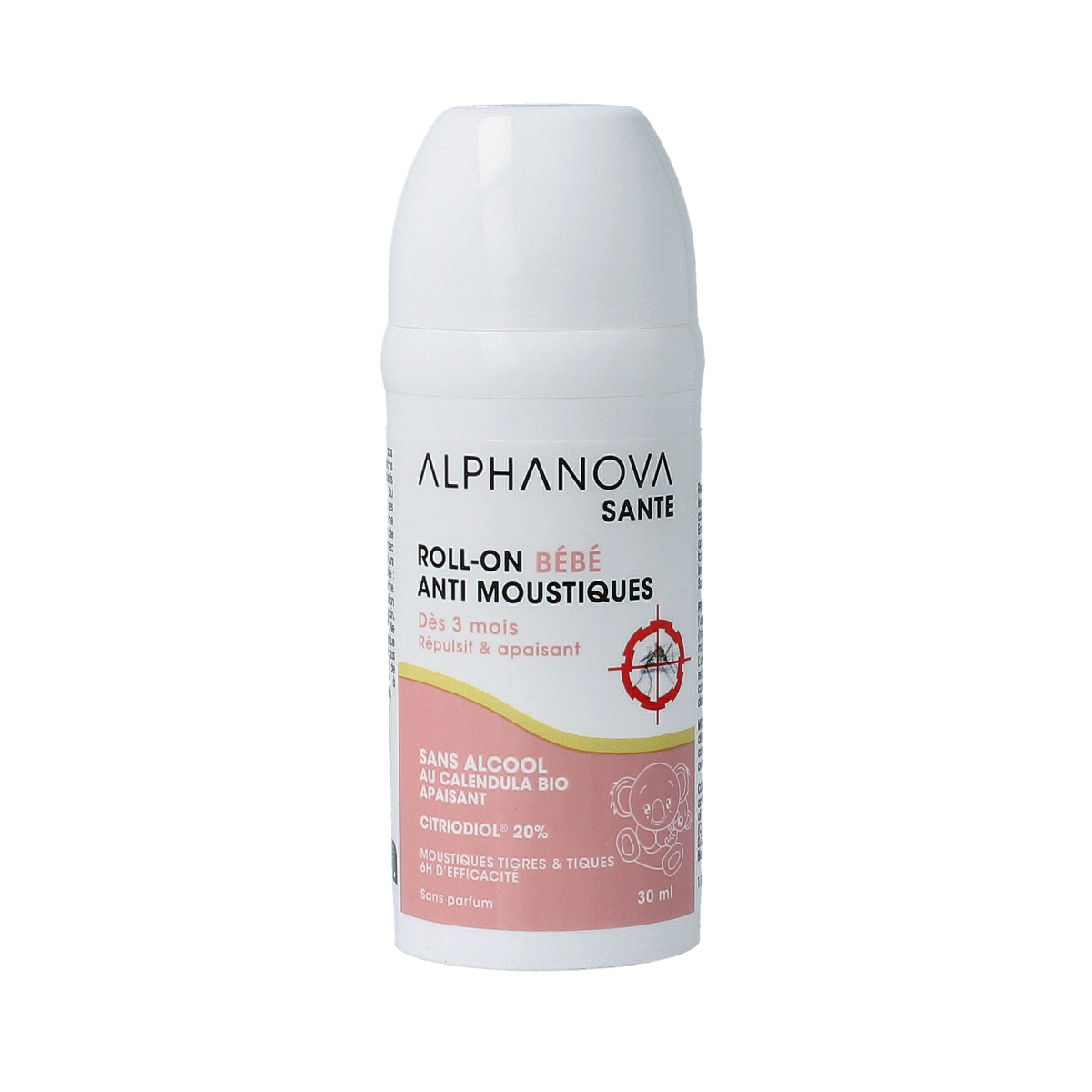 Alphanova Bebe Baby roll-on anti muggen bio 30.00 Milliliter