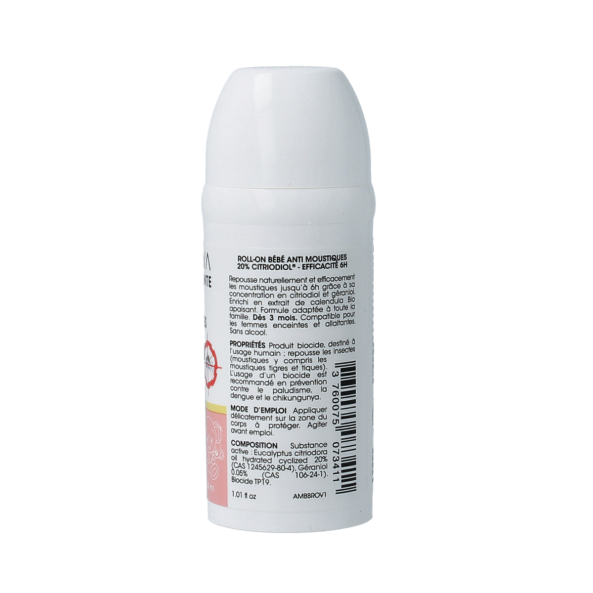 Alphanova Bebe Baby roll-on anti muggen bio 30.00 Milliliter