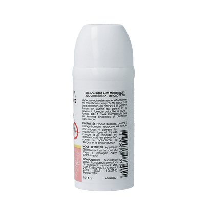 Alphanova Bebe Baby roll-on anti muggen bio 30.00 Milliliter
