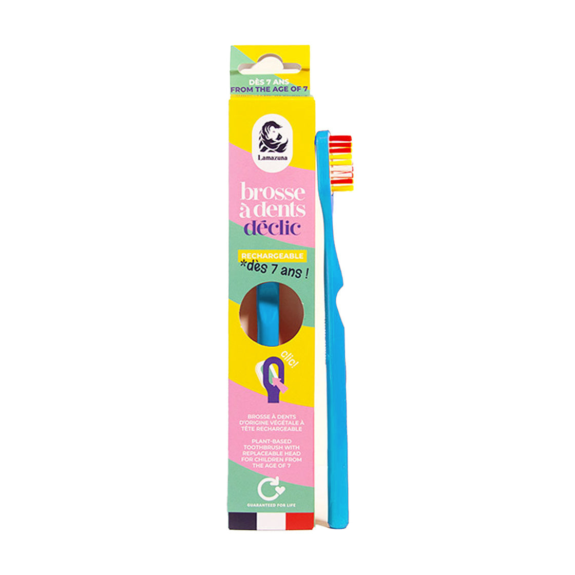 Lamazuna Toothbrush kids blue 1.00 Stuks