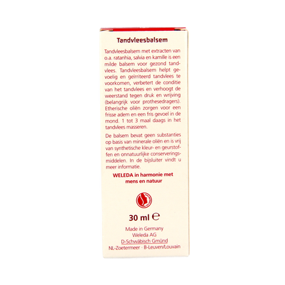 Weleda Oral care tandvlees balsem 30.00 Milliliter