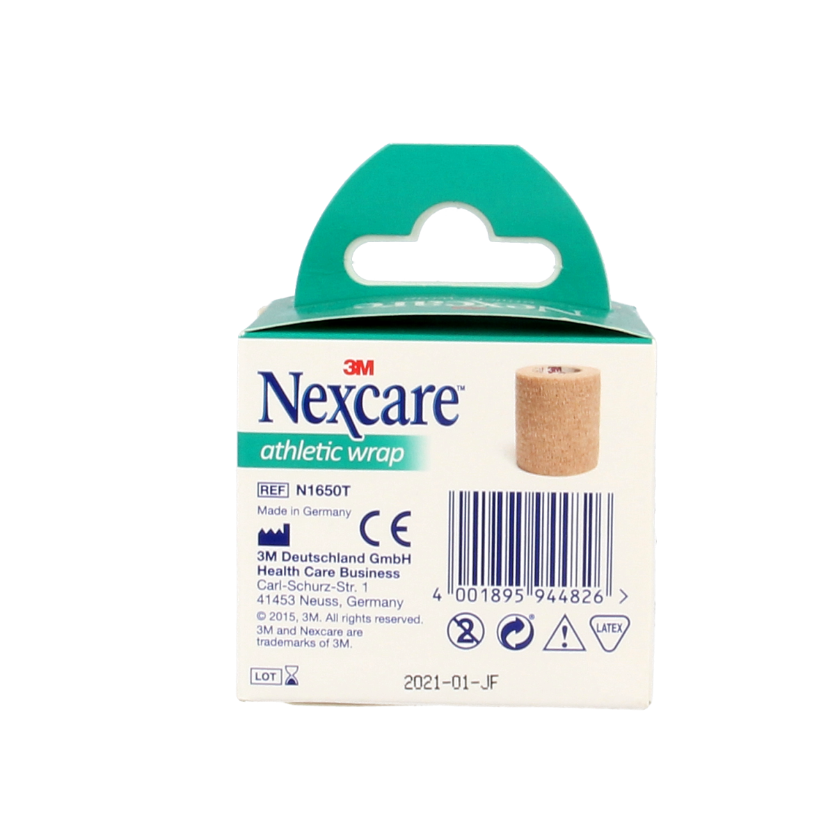 Nexcare Zwachtel huid 5cm x 2.5m 1.00 Stuks