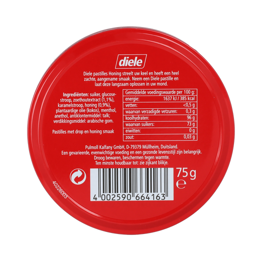 Diele Honing 75.00 Gram