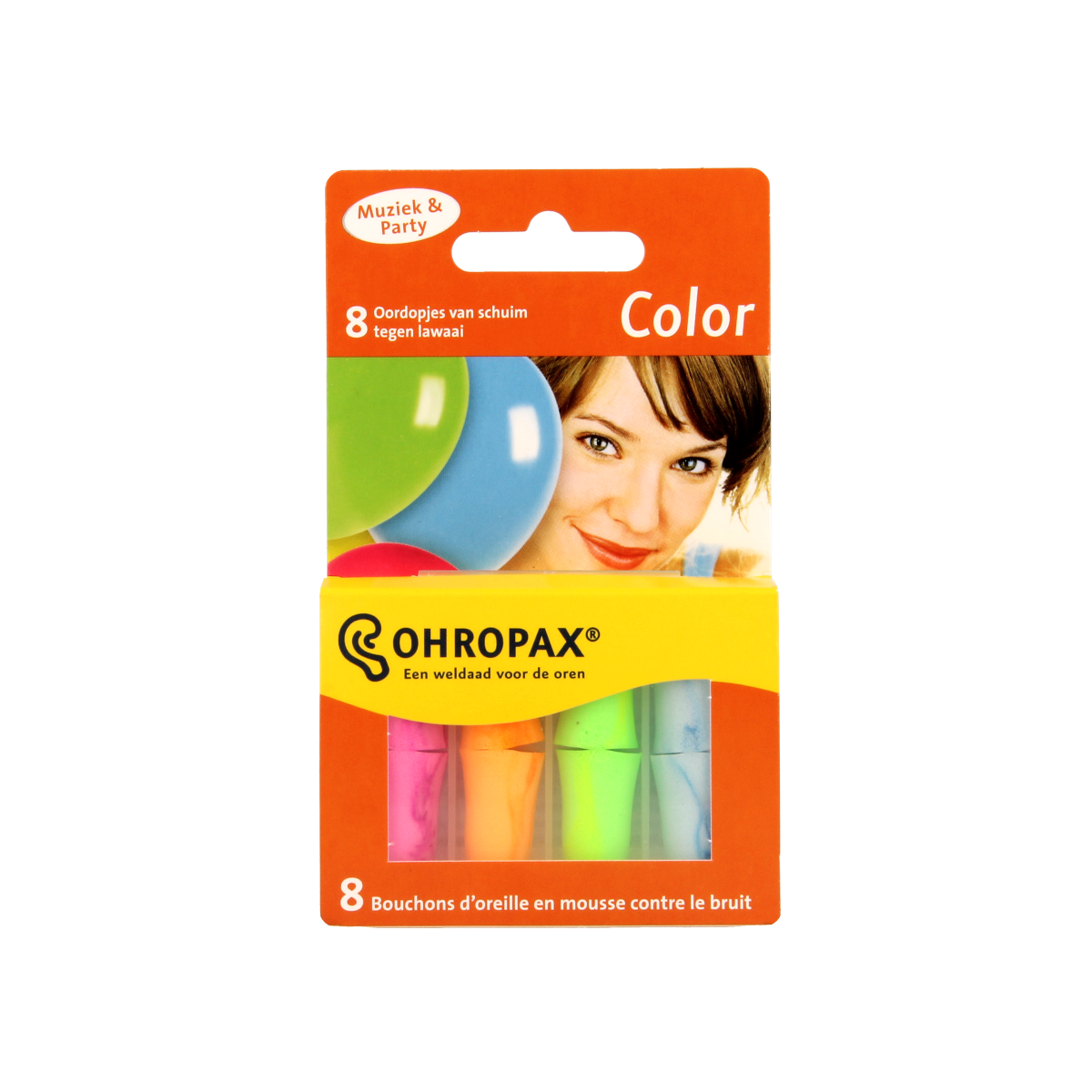 Ohropax Oordopjes geluiddempend color 8.00 Stuks