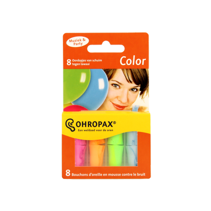 Ohropax Oordopjes geluiddempend color 8.00 Stuks