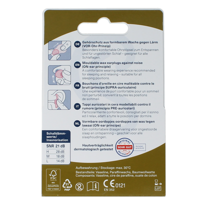 Ohropax Oordopjes classic 20.00 Stuks