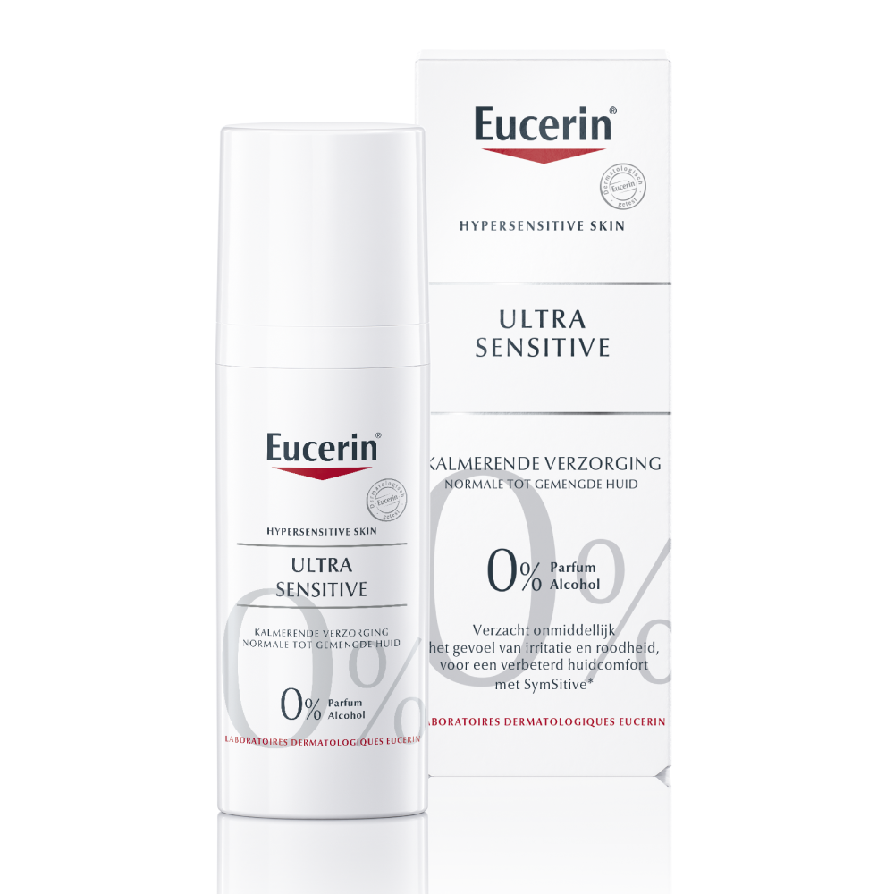Eucerin Ultrasensitive kalmerende creme norm-gemengde huid 50.00 Milliliter