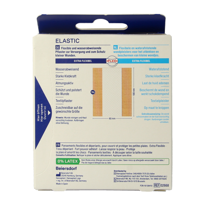 Hansaplast Elastic 1m x 8cm 1.00 Stuks