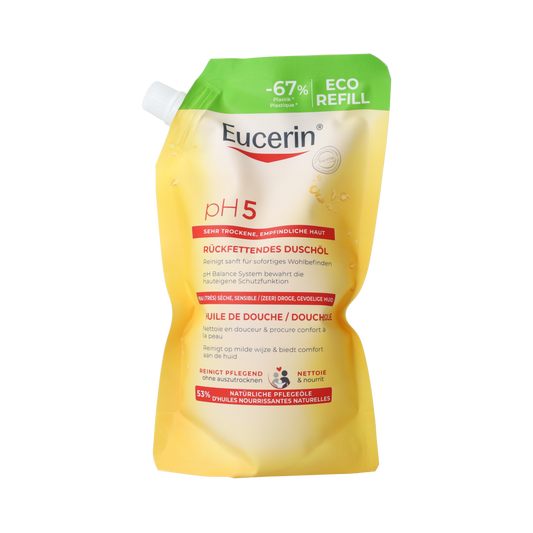 Eucerin PH5 Doucheolie navulling 400.00 Milliliter