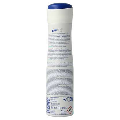 Nivea Deodorant fresh comfort spray 150.00 Milliliter