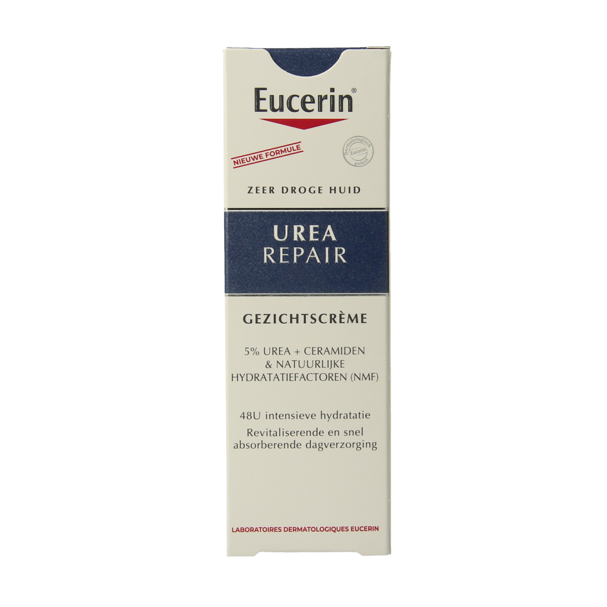 Eucerin Urearepair gezichtscreme 5% urea 50.00 Milliliter