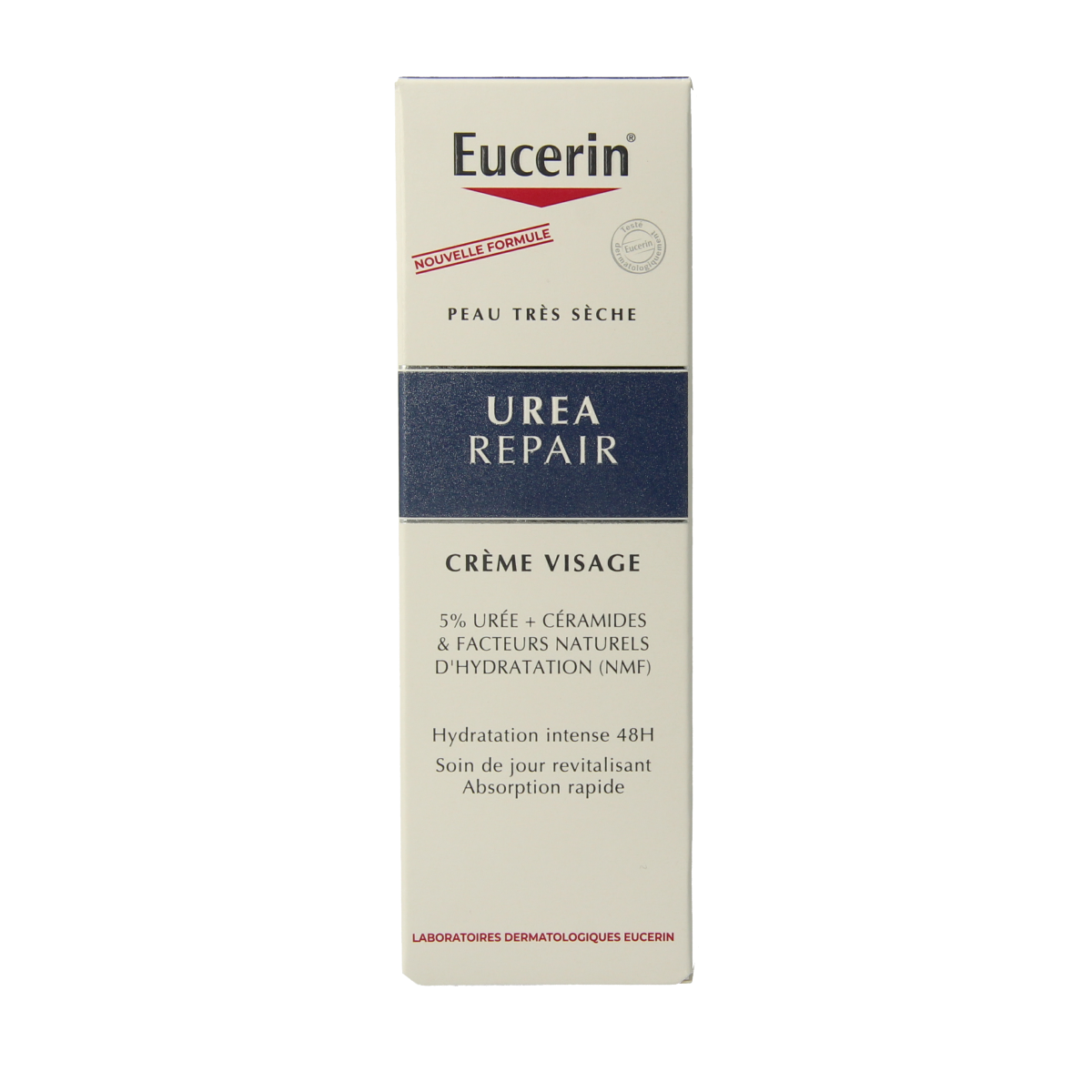 Eucerin Urearepair gezichtscreme 5% urea 50.00 Milliliter
