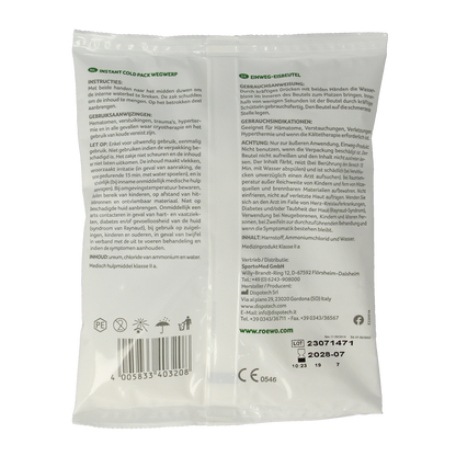 Rowo Instant coldpack 14 x 17cm 1.00 Stuks