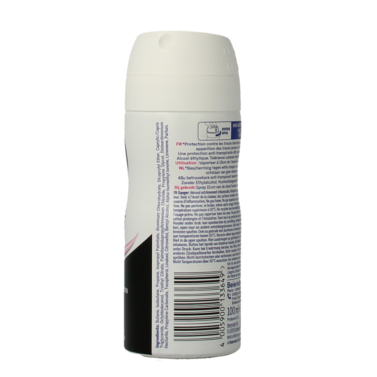 Nivea Deodorant black & white clear spray  100.00 Milliliter