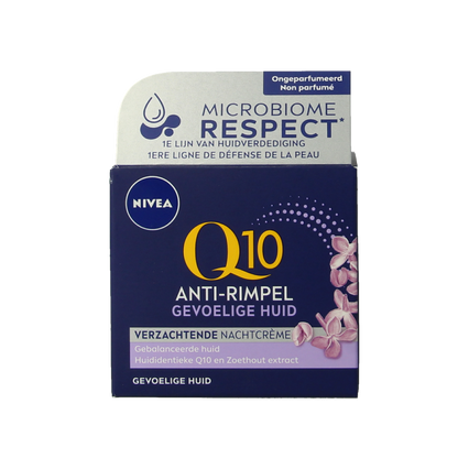Nivea Q10 Power nachtcreme sensitive 50.00 Milliliter