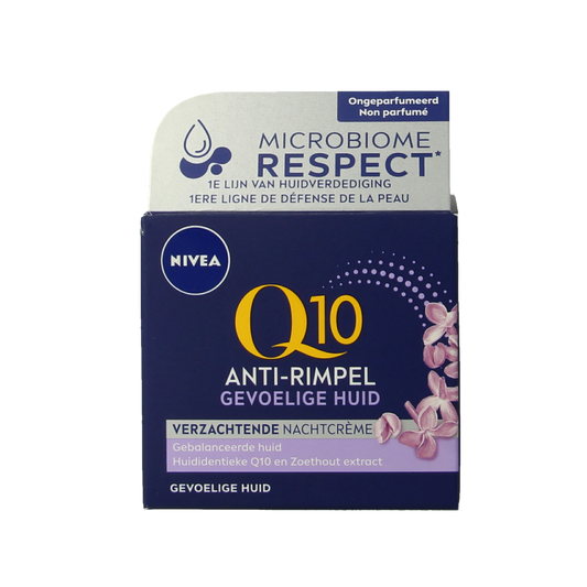 Nivea Q10 Power nachtcreme sensitive 50.00 Milliliter