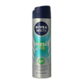 Nivea Men deodorant spray fresh kick 150.00 Milliliter