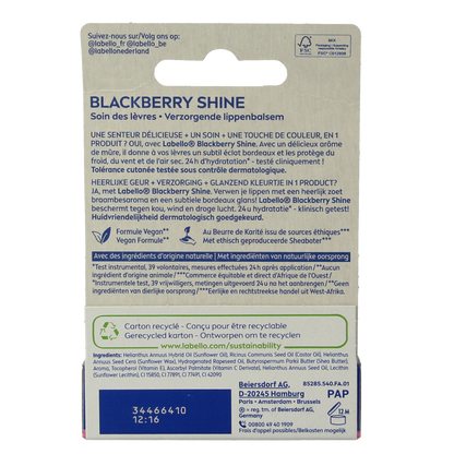 Labello Fruity shine blackberry 4.80 Gram