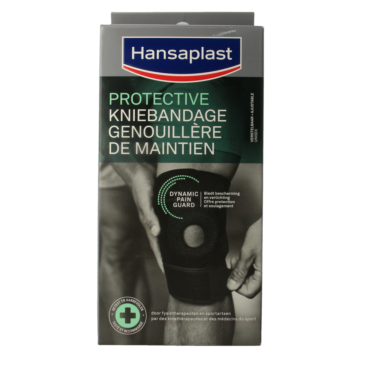 Hansaplast Sport kniebandage verstelbaar 1.00 Stuks