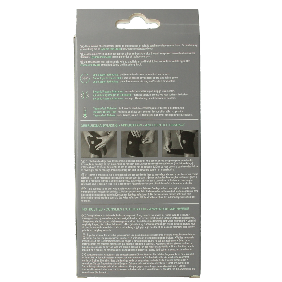 Hansaplast Sport kniebandage verstelbaar 1.00 Stuks