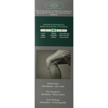 Hansaplast Sport kniebandage verstelbaar 1.00 Stuks