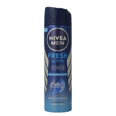Nivea Men deodorant spray fresh active 150.00 Milliliter