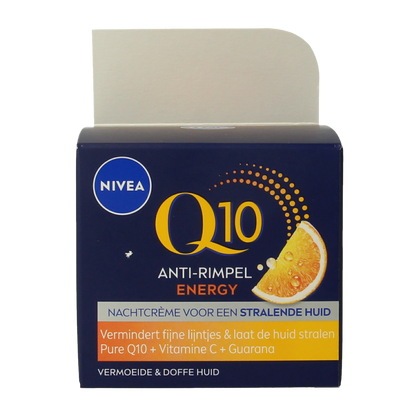 Nivea Q10 energy nachtcreme anti rimpel 50.00 Milliliter