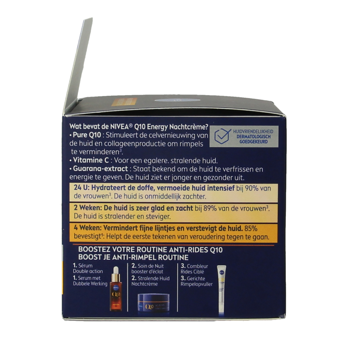 Nivea Q10 energy nachtcreme anti rimpel 50.00 Milliliter