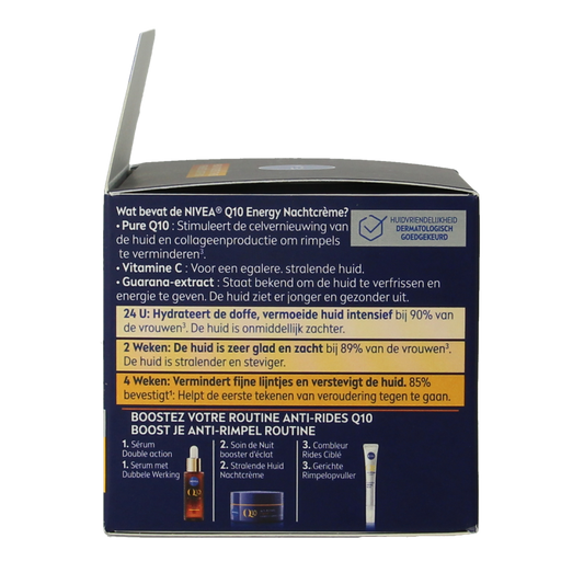 Nivea Q10 energy nachtcreme anti rimpel 50.00 Milliliter