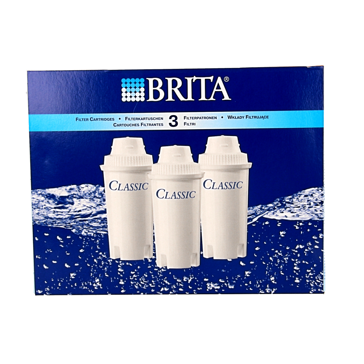 Brita Waterfilterpatroon classic 3-pack 1.00 Stuks