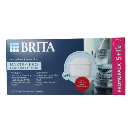 Brita Waterfilterpatroon MAXTRA PRO Pure Performance 5+1 6.00 Stuks