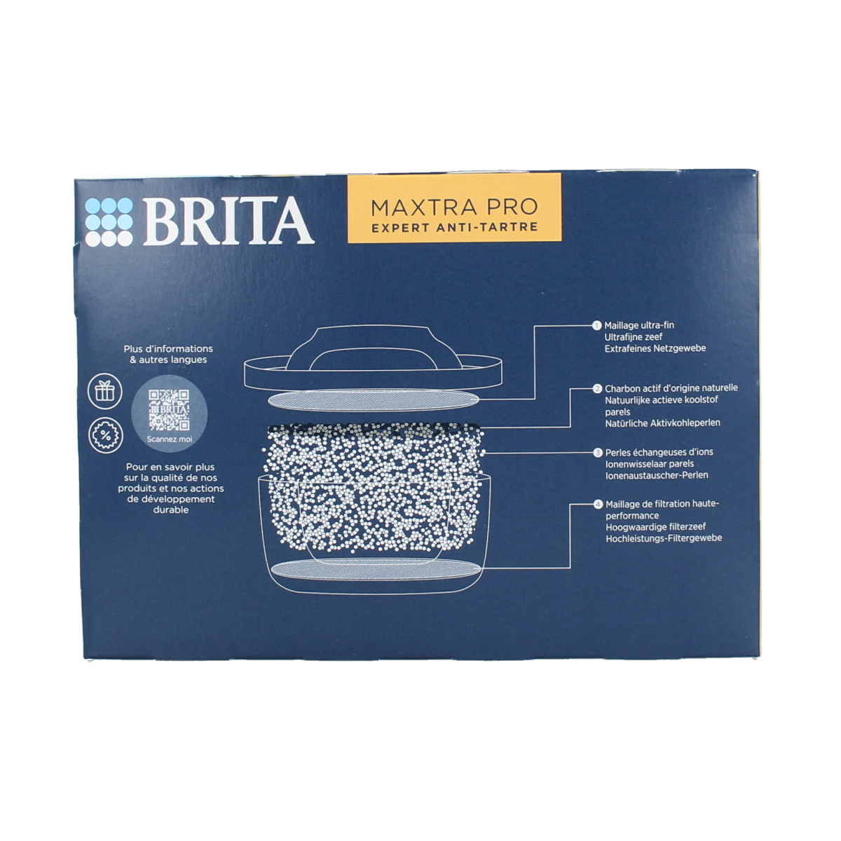 Brita Waterfilterpatroon MAXTRA PRO Kalk Expert 4-Pack 4.00 Stuks