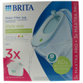 Brita Waterfilterbundel cool powder blue + 3 filters 1.00 Stuks