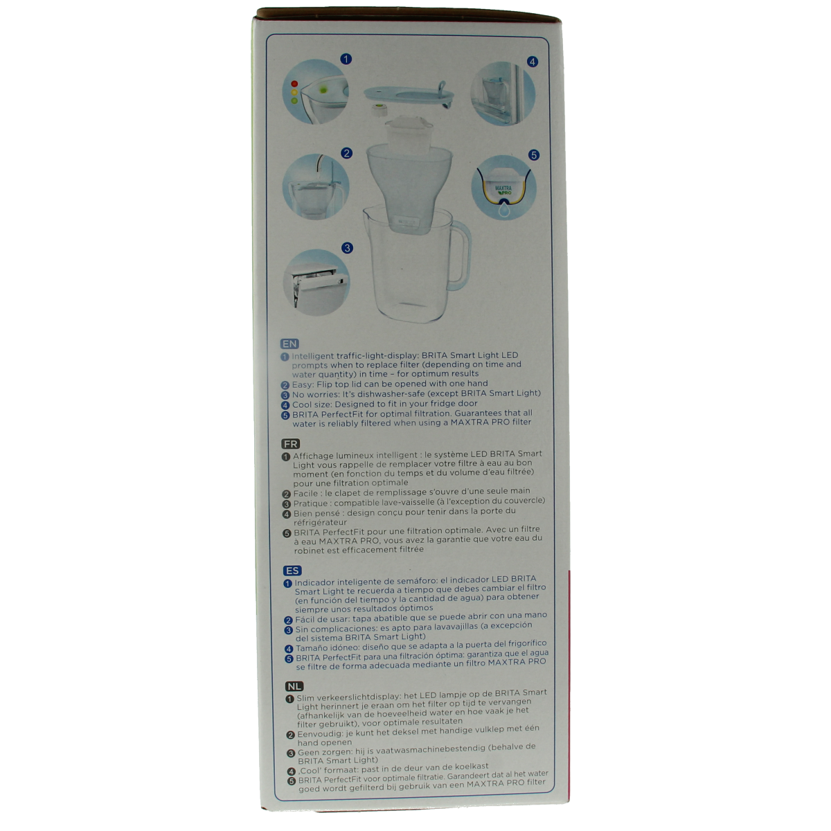 Brita Waterfilterbundel cool powder blue + 3 filters 1.00 Stuks
