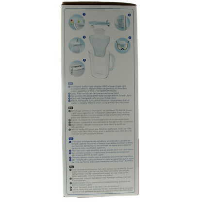 Brita Waterfilterbundel cool powder blue + 3 filters 1.00 Stuks