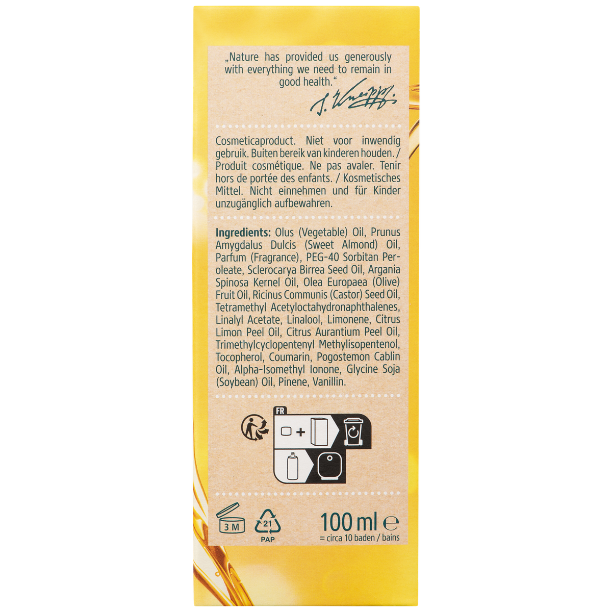 Kneipp Badolie Beauty Secret 100.00 Milliliter