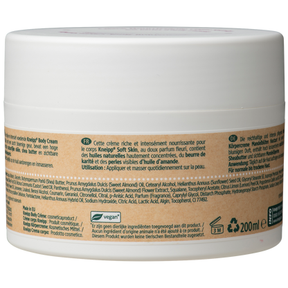 Kneipp Body creme met amandelolieparels Soft Skin 200.00 Milliliter
