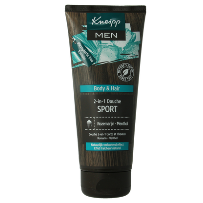 Kneipp 2-in-1 Men Douchegel & Shampoo Sport 200.00 Milliliter
