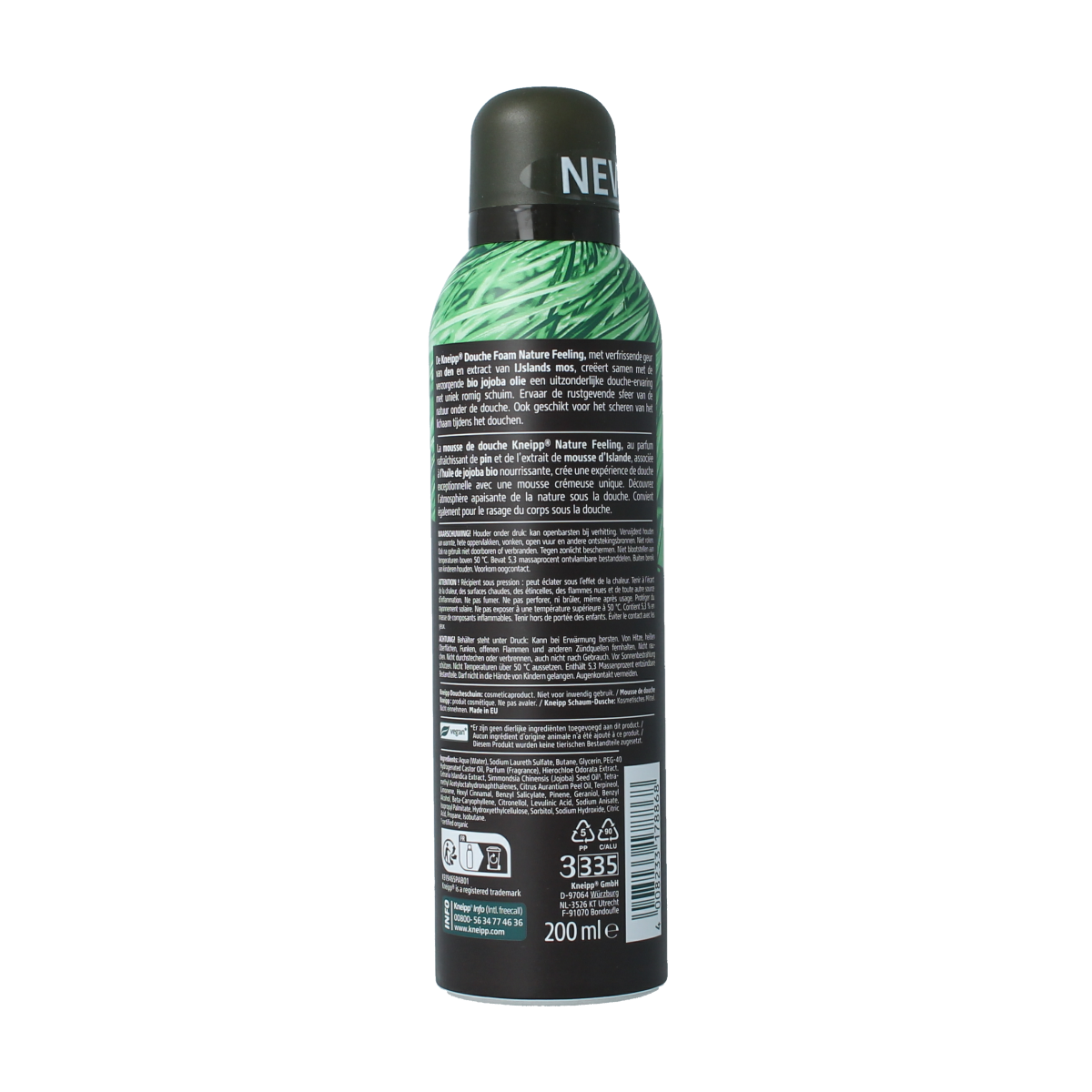 Kneipp Douche foam Men Nature Feeling 200.00 Milliliter