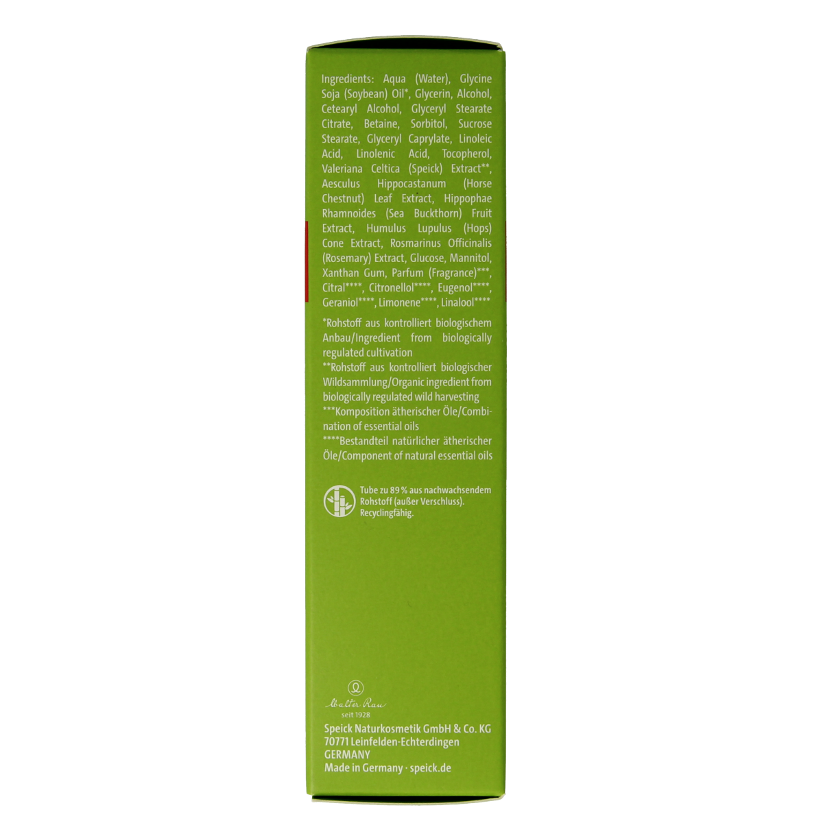 Speick Natural aktiv voetbalsem 75.00 Milliliter