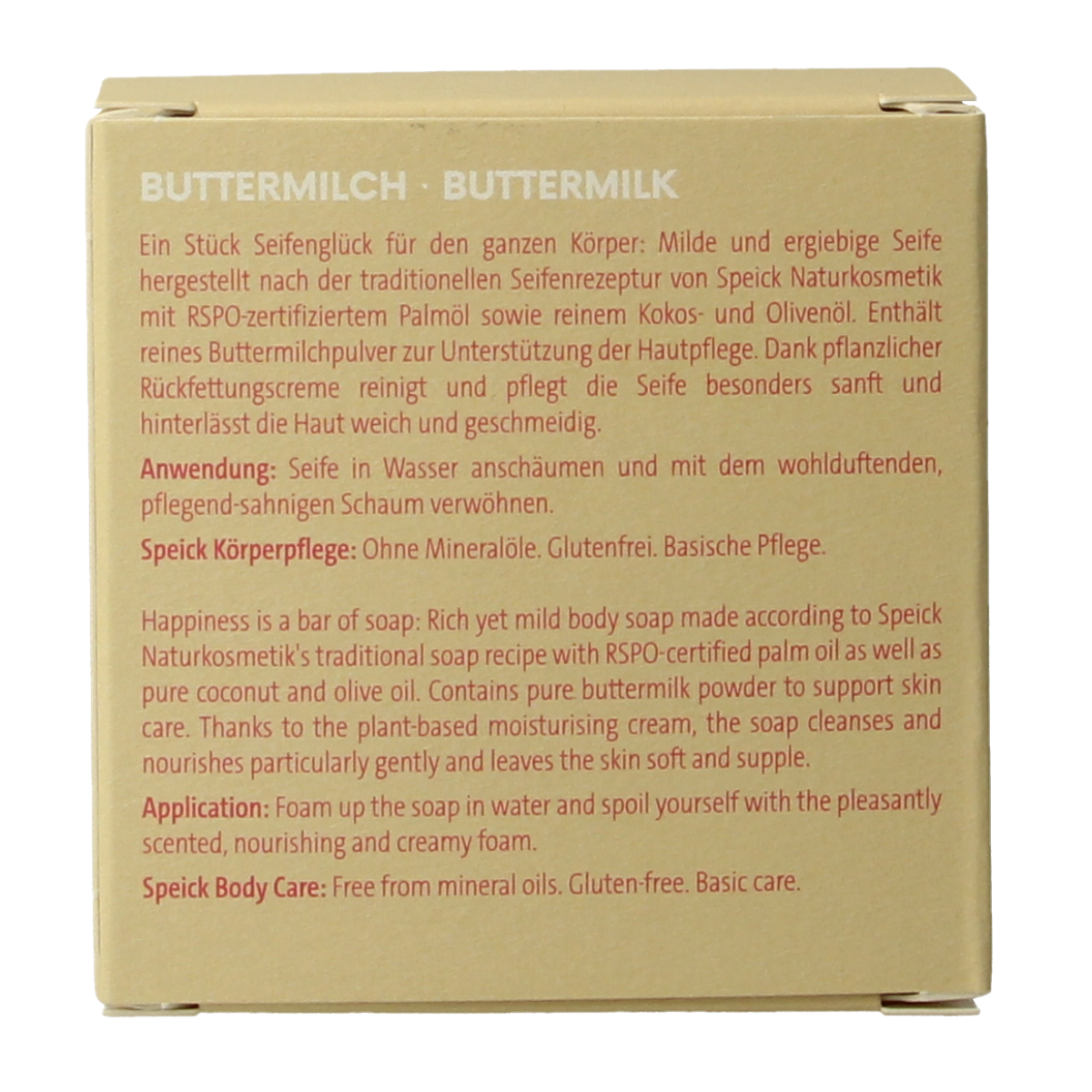 Speick Karnemelk zeep in doosje 100.00 Gram