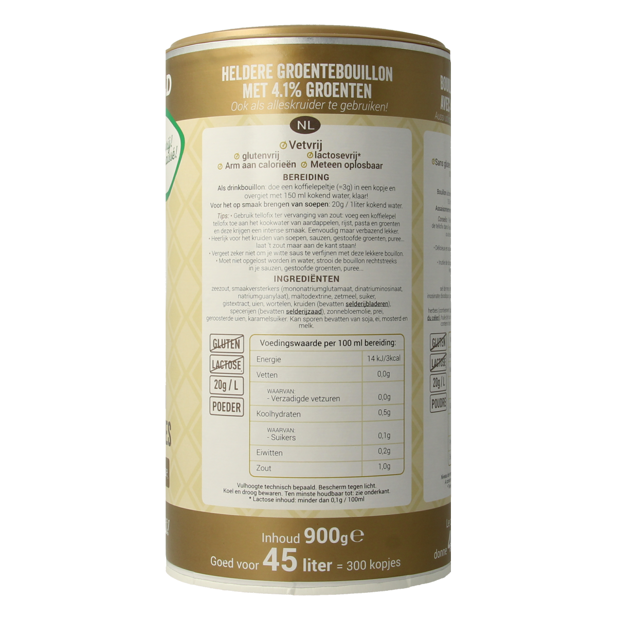 Sublimix Tellofix gold glutenvrij 900.00 Gram