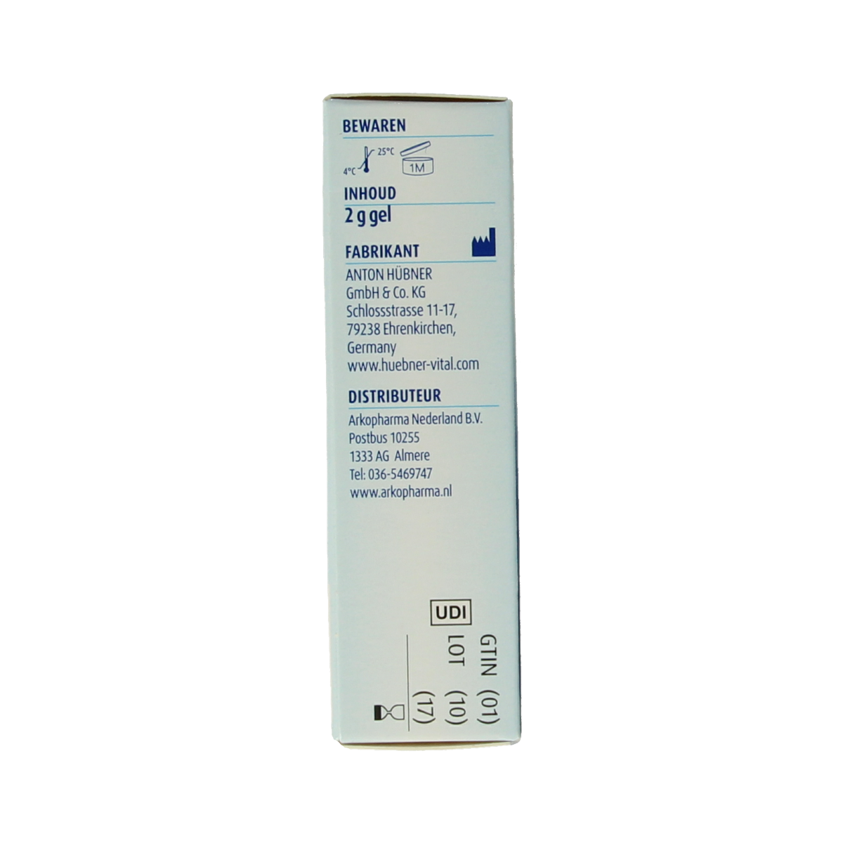 Hubner Silicea koortslip gel 2.00 Gram